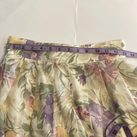 VINTAGE floral midi skirt - Picture 2 of 6